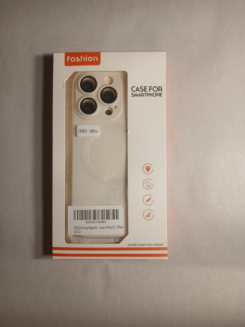 Fashion White Magnetic Case for iPhone 14 Pro New